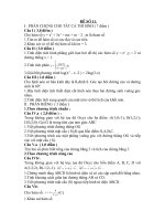 ôn thi tốt nghiệp thpt môn toán năm 2009, đề số 11