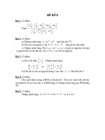 đề thi học sinh giỏi môn toán 7, đề số 9