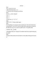 đề ôn tập toán 8 cơ bản, đề 25