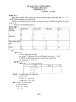 Đề kiểm tra 1 tiết môn toán Số học lớp 6 số 39