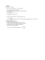 ôn thi tốt nghiệp môn toán, đề 50