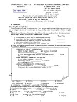 đề thi chọn hsg giỏi tình lớp 9 THCS  anh văn 9