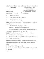 đề tuyển sinh 10 môn toán năm 2010, đề 7