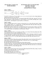 đề thi hsg 9 môn hóa học, đề tham khảo số 1