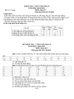 Đề kiểm tra 1 tiết môn Đại số lớp 7 số 21