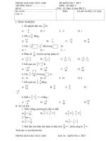 PHÒNG GD&ĐT ĐỨC LINH đề kiểm tra 1 tiết số học 6 tiết 93 đề số 12