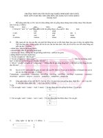 đề thi tiếng anh 6 (2)