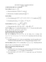 Đề thi thử đại học môn Toán có đáp án số 24