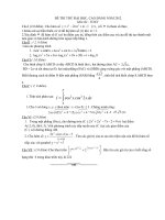 Đề thi thử đại học môn Toán có đáp án số 42