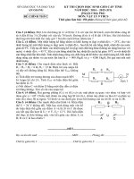 Đề thi HSG Vật Lý Lớp 9 Tỉnh An Giang 2014 - 2015 vòng 1 (6)