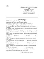 đề kiểm tra chất lượng hk2 môn ngữ văn lớp 6, đề 4