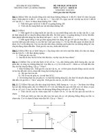 Đề thi HSG VL10 - THPT Lê Hồng Phong, Hải Phòng môn vật lý