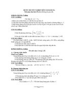 ôn thi tn thpt môn toán, đề 25