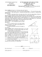 Đề thi HSG Vật Lý Lớp 9 Tỉnh An Giang 2014 - 2015 vòng 1 (4)