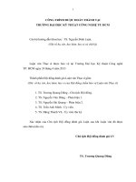 Chiến lược phát triển du lịch sinh thái huyện cần giờ tp HCM đến năm 2020