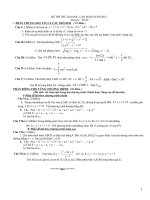 Đề thi thử đại học môn Toán có đáp án số 43