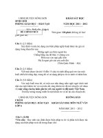 đề thi học sinh giỏi ngữ văn 6, đề tham khảo số 4