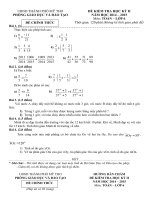 Đề và hướng dẫn Toán 6 - HKII 2014 - 2015 TP Mỹ Tho - TG