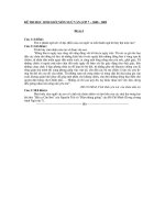 tuyển chọn học sinh giỏi văn 7, đề số 4