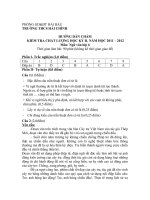 đề kiểm tra chất lượng hk2 môn ngữ văn lớp 6, đề 3