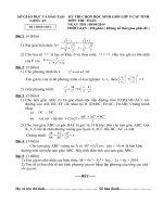 đề thi  CHỌN HỌC SINH GIỎI LỚP 9 CẤP TỈNH long an