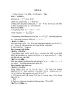 ôn thi tốt nghiệp thpt môn toán năm 2009, đề số 8