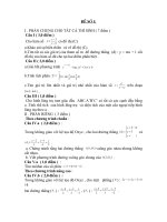 ôn thi tốt nghiệp thpt môn toán năm 2009, đề số 5