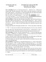 Đề thi HSG tỉnh Thanh Hóa 2002-2003 môn vật lý