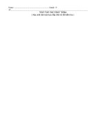 ĐỀ KIỂM TRA HỌC KỲ II MÔN TIẾNG ANH LỚP 9