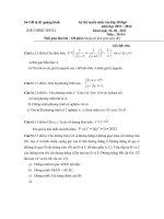 đề thi TS 10 Quãng Bình 2013-2014