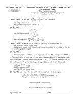 đề thi Toán - TS 10 Vĩnh Phúc 2013-2014