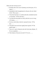 Đề thi môn anh viết lại câu số 9