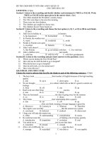 Đề thi học giỏi môn Tiếng Anh lớp 9 (1)