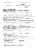 Đề kiểm tra 1 tiết Học Kỳ II vật lí 10 (2)