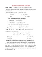 Đề thi học kì 2 lớp 8 môn Văn năm 2015