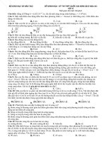 đề minh họa kỳ thi Quốc gia 2015 của bộ GD và ĐT môn vật lý