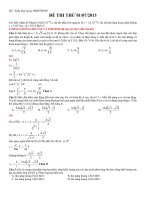 ĐỀ THI THỬ ngày 01 tháng 07 năm2013 môn vật lý (có đáp án)
