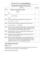 Lớp 6 - Đề và đáp án Toán 6 Giảng Võ