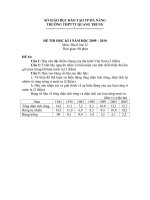 thpt quang trung đề thi học kì 1 địa lý 12