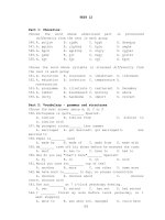 Đề thi thử môn Tiếng Anh (5)