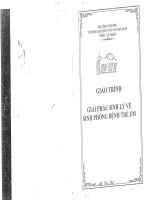 GIÁO TRÌNH SINH LÝ VỆ SINH PHÒNG BỆNH TRẺ EM
