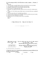 Đề thi học giỏi môn Tiếng Anh lớp 9 (13)