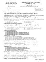 Đề kiểm tra 1 tiết Học Kỳ II vật lí 10 (1)
