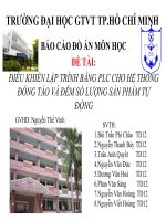 Điều khiển lập trình bằng plc cho hệ thống đóng táo và đếm số lượng sản phẩm tự động