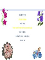 Thuyết trình tâm lý học nhân cách Khí chất ưu tư