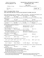 Đề kiểm tra 1 tiết Học Kỳ II vật lí 10 (3)