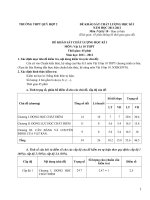 Đề thi khảo sát chất lượng học kì 1 Vật lý 10