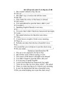 thi viết lại câu anh 12 có đáp án số 4B