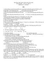 30 đề thi thử Tốt Nghiệp THPT năm 2009 các trường môn vật lý (26)