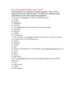 ĐỀ THI TỪ ĐỒNG NGHĨA ANH 12 SỐ 7